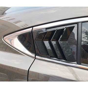 歐力斯~馬自達 MAZDA 19-23年 馬6 MAZDA6 後三角窗 後三角窗飾板 三角窗 三角窗飾框 黑色 碳纖維紋