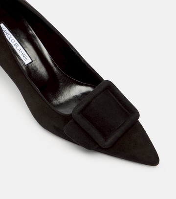 Manolo Blahnik Maysalepump 50 suede pumps