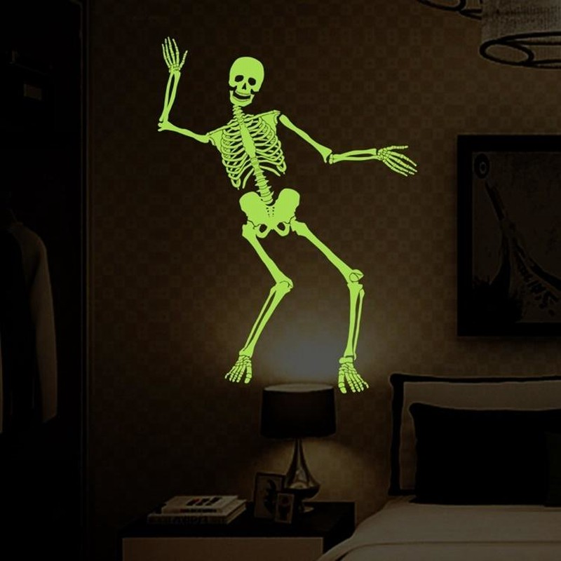 骸骨 ガイコツ 暗闇で光る 骨 （❤️①⑤ VOLCOM ボルコム 暗闇で光る  