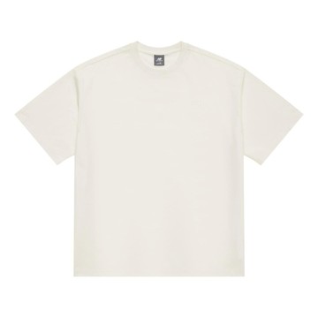 New Balance Linear Heritage Brushed Back Jersey Oversized T-Shirt 'White'