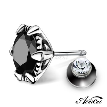 925純銀耳環．邪惡魔爪．栓扣耳環．抗敏鋼耳針．送刻字．單邊價格．GS7035