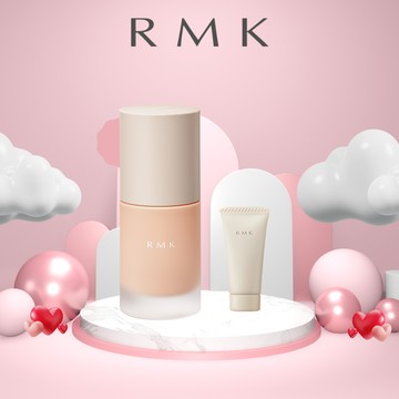 底妝入門【RMK】偽素顏清新底妝組｜透光隔離霜+光采粉霜｜口袋粉霜｜隨身攜帶補妝｜素肌感｜生日快樂｜旅行體驗外出