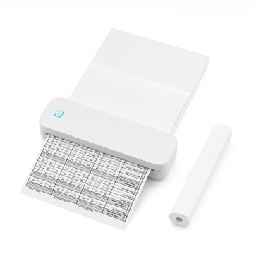 D80新款小型便攜a4打印機 藍牙無墨辦公 文件熱敏打印機出口 a4【北歐家居生活】