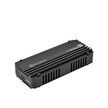 其他外接盒品牌 銀欣 MS12-40G 具主動散熱功能的 USB4 NVMe SSD 外接盒