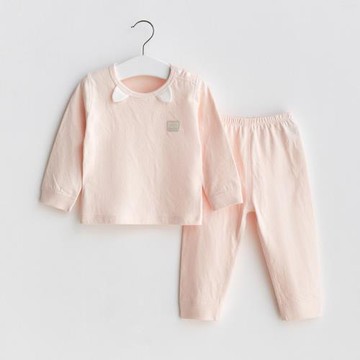 嬰兒秋裝衣服10個月女寶寶春秋長袖秋衣套裝嬰幼兒分體秋季睡衣男