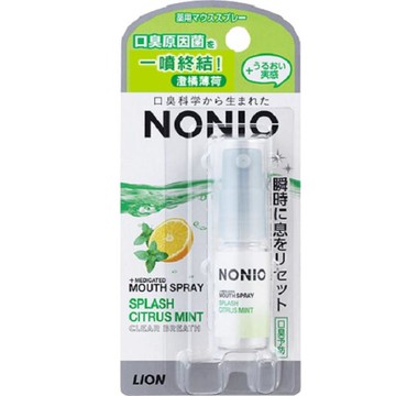 日本獅王NONIO口氣淨涼噴劑5ml-澄橘薄荷