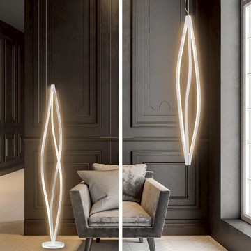 LED現代風線條吊燈、立燈 05-10291、10292