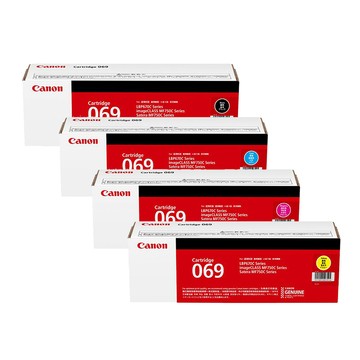 Canon CRG-069BK/ CRG-069C / CRG-069M / CRG-069Y / CRG069 原廠盒裝 標準容量 四色 碳粉匣 一組入