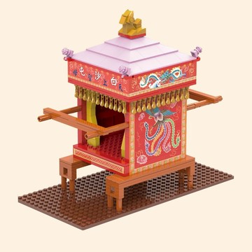【TRUE WAY TOY】 EW-5168 粉紅超跑積木組