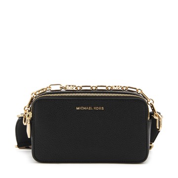 Michael Michael Kors - Black Leather Camera Jet Set Bag