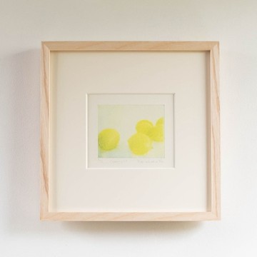 版畫 "lemons #2"（已裱框）
