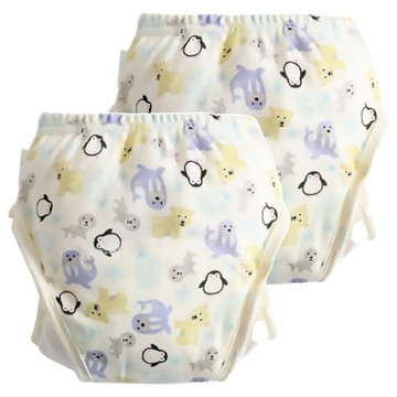 加厚6層學習褲 Set 2  110碼  企鵝海豹  1組