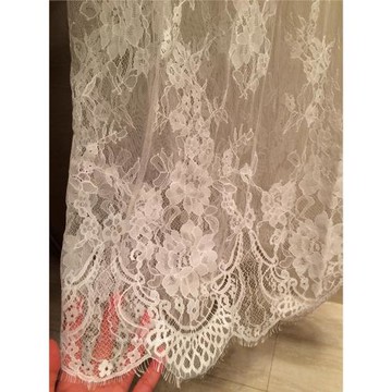 2025春秋新款韓版透視網紗高腰蕾絲半身裙 透明打底裙子女罩裙