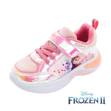 【Disney 迪士尼】冰雪奇緣 童電燈運動鞋-粉紅/FNKX37423
