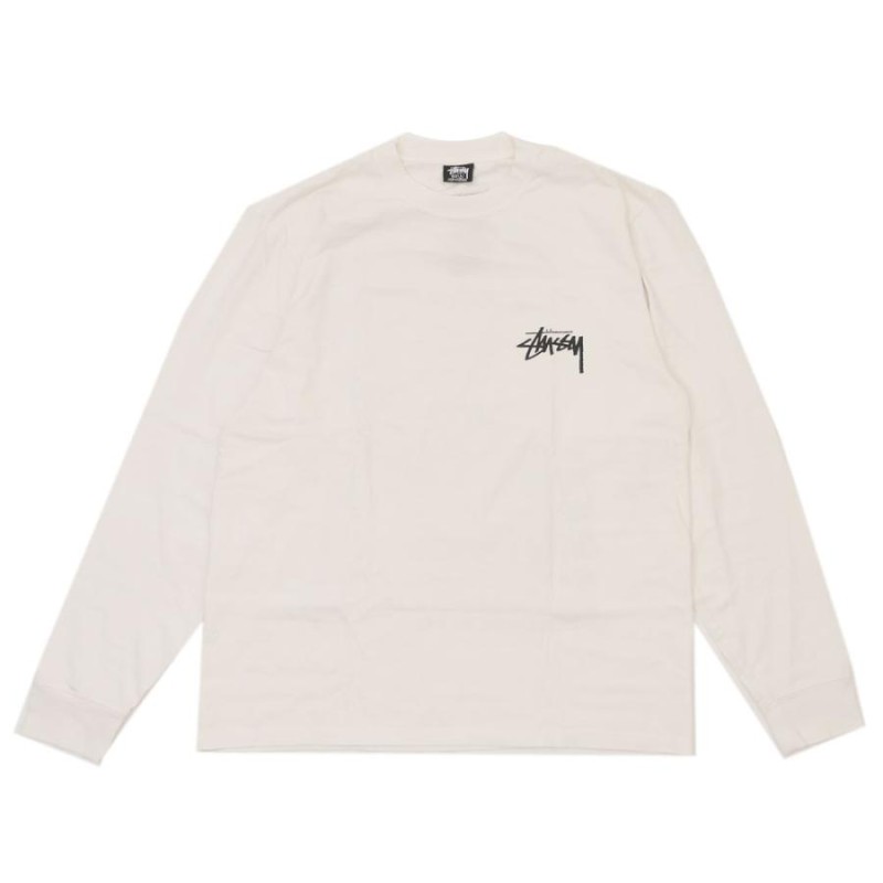 新品 ステューシー STUSSY Spring Weeds Pig Dyed L/S Tee ロンティー 長袖Tシャツ ストックロゴ NATURAL  ナチュラル 420000481050 TOPS | LINEブランドカタログ