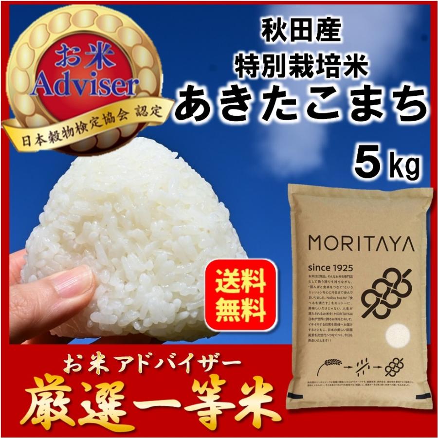 特別栽培米 5kg あきたこまち 秋田県産 ふっくら 柔らかめのお米