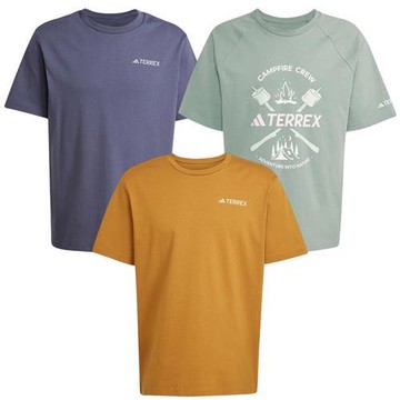 Adidas 純棉短袖上衣 男裝 寬鬆 藍/綠/橘黃【運動世界】JI8309/JI8316/JY4835