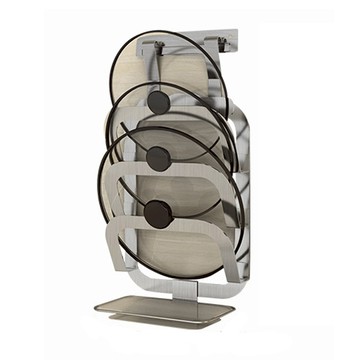 LIFECODE 《收納王》304不鏽鋼-免打孔-壁掛式-鍋蓋/砧板架