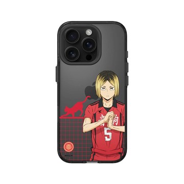 iPhone 16 Pro Clear (相機按鈕) 酷墨灰 - 排球少年 Haikyu!! - 球場上的研磨