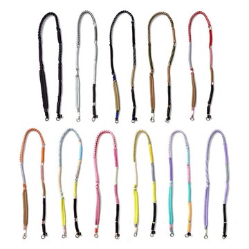 【肩背款】潮流機能手機掛繩 多彩層次黃