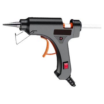 熱熔膠槍 附50支熱熔膠棒 20w ABS 鋁 直徑7mm 12.8x11cm  1組