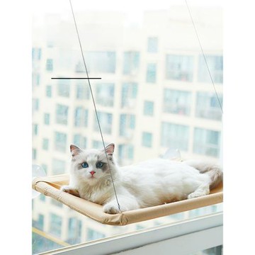 貓吊床吸盤貓爬架玻璃陽臺貓架子寵物貓咪窗戶貓窩窗臺懸掛式貓床
