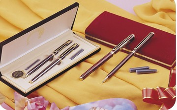 【巨倫】A-0401亮面高級鋼筆對筆(古銅)【APP滿額下單4%點數(單一帳號最高1000點)】7/31止