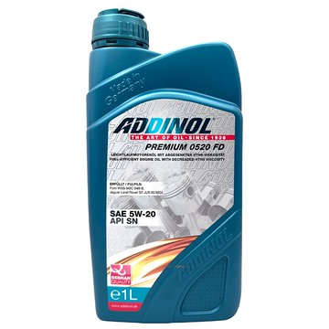 ADDINOL PREMIUM FD 5W20 全合成機油  1瓶  1L