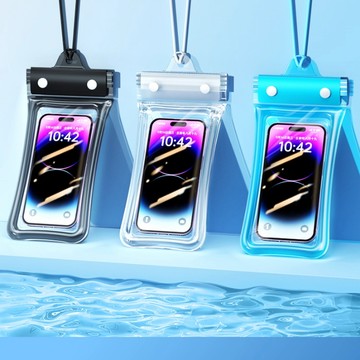 氣囊手機防水套 手機防水袋可觸控螢幕游泳漂流 台中急速出貨