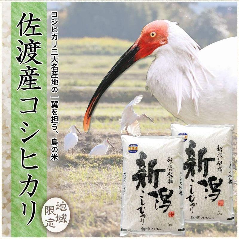 新潟県産 佐渡産コシヒカリ 玄米 25kg (5kg×5 袋) 令和4年産 異物除去調整済