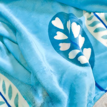 田中保暖試驗所 高密度舒柔法蘭絨薄毯  晴空森林  150 x 200cm