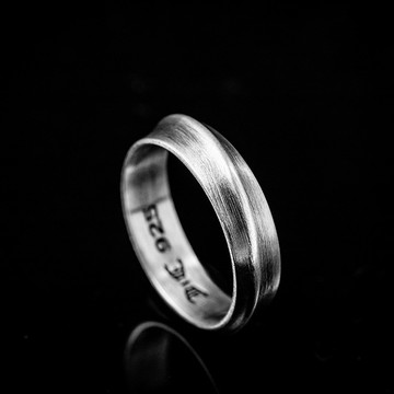 【JK銀飾】分界／925純銀 戒指