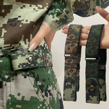 🔥臺灣出貨🔥军训裤子腰带男女通用帆布青少年腰带专用军训学生女大学生裤腰带