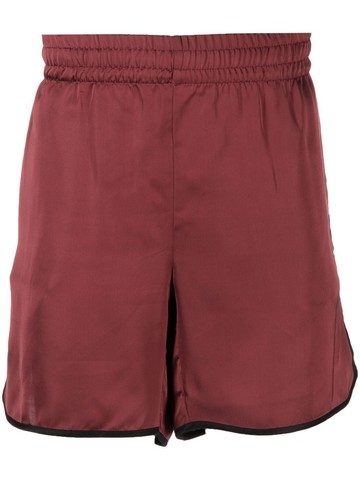 BLUE SKY INN - satin-finish shorts - men - Viscose - M - Brown