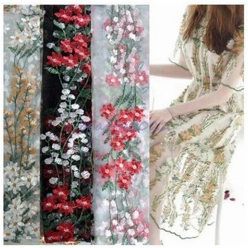 白い手作り 刺繍生地 可愛い ハンドメイド 綿 ポリエステル 刺繍 刺繍生地 綿レース 手芸 コットン チュールレース生地 布 生地 通販 Lineポイント最大get Lineショッピング