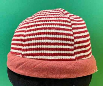 【震撼精品百貨】日本精品百貨 兒童圓帽-線條紅*99160 震撼日式精品百貨