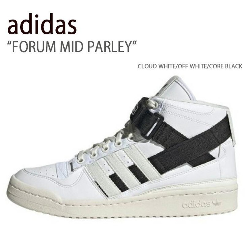 adidas アディダス スニーカー FORUM MID PARLEY CLOUD WHITE OFF