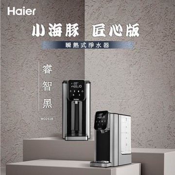 Haier海爾 2.5L 匠心版小海豚 瞬熱式淨水器WD251B