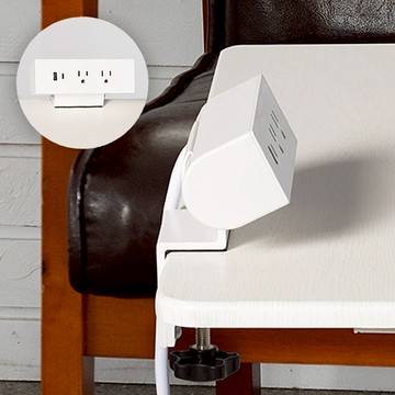 STANDLY詩丹德利-夾式插座/USB&Type C 快充 延長線 充電器