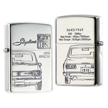 Zippo 【官方授權店】GT-R KPGC10 GT-R 1970年KPGC10車款防風打火機