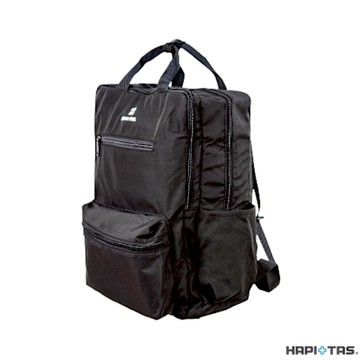 日本 HAPI+TAS 素色款 摺疊手提後背包 旅行袋  摺疊收納袋  購物袋
