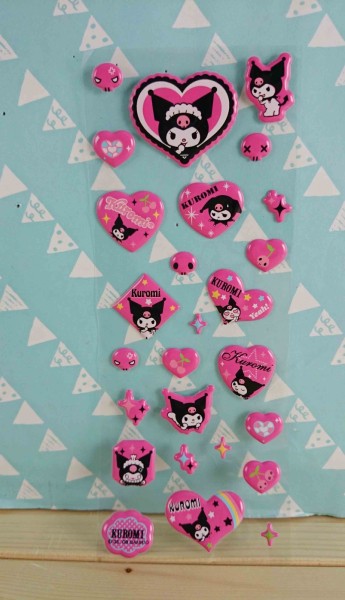 【震撼精品百貨】酷洛米_Kuromi~貼紙_心