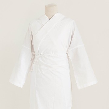 100%純棉襦袢 附領芯 /白色和服內著/ 長袖/短袖和服通用襦袢