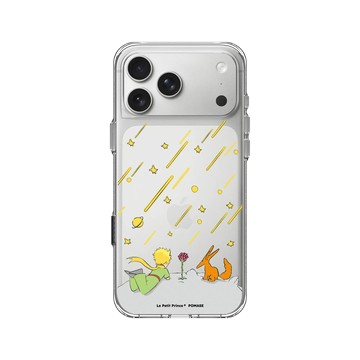 iPhone 17 Pro Max Clear Case（相機按鈕） 透明 - Le Petit Prince 小王子 - 小王子與狐狸 - 流星雨之夜