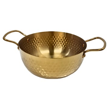 韓式錘紋拉麵鍋 高9cm 含耳總長33cm  22cm  顏色隨機  1個