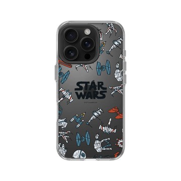 iPhone 16 Pro Clear 透明 - 迪士尼-星際大戰 Star Wars - Spaceships-漫畫系列