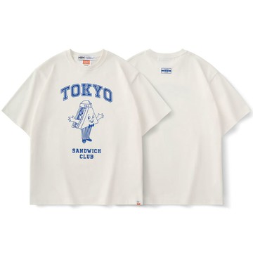 FILTER017 x B.D.O. 東京三明治俱樂部 TSC BOY TEE 三明治吉祥物 短T (米白色)