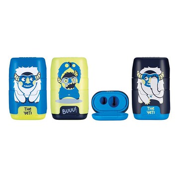 MILAN COMPACT橡皮擦+削筆器_雪怪Yeti(3色可選)