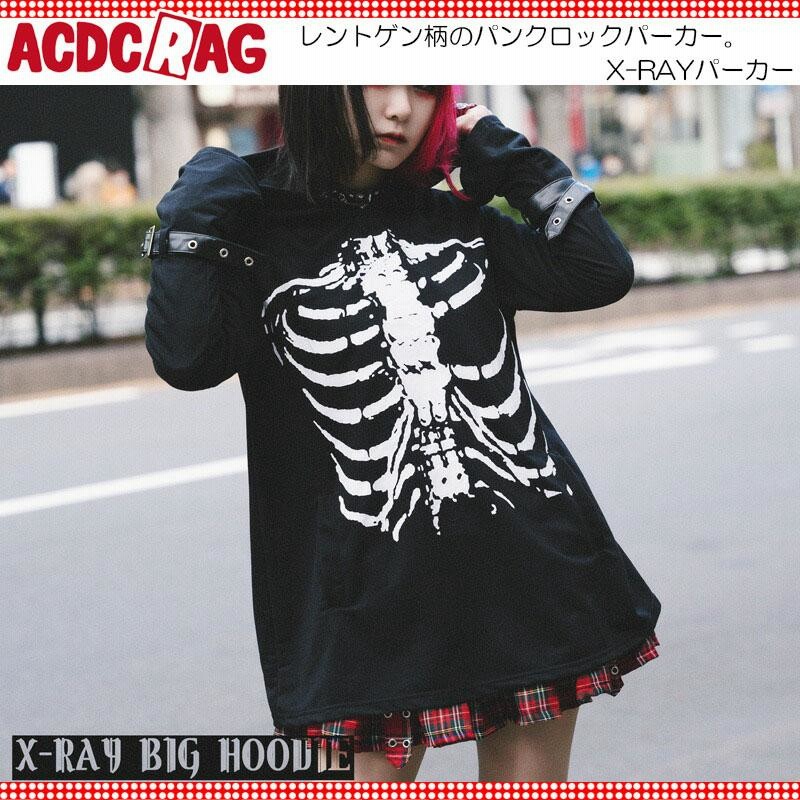 ACDC RAG エーシーディーシーラグ X-RAYパーカー パンク ロック
