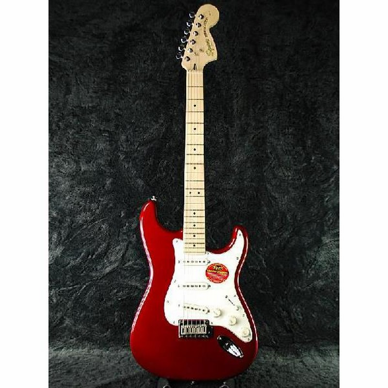 Squier Standard Stratocaster CAR/M キャンディアップルレッド